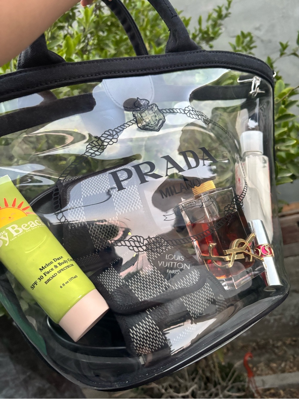 Prada Transparent Tote View 4